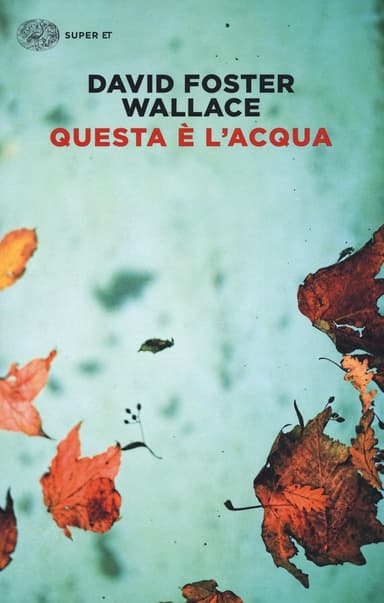 Copertina di Questa è l’acqua